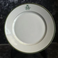 Monogrammiertes SS Tellerset mit Goldverzierungen von Bareuther Bavaria, 1930er, 40 . Set