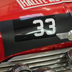 Monte Carlo Rallye Replica Mini Frontend Schreibtisch, 1960er
