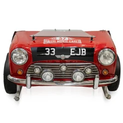 Monte Carlo Rallye Replica Mini Frontend Schreibtisch, 1960er