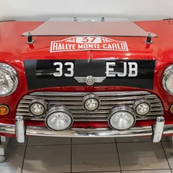 Monte Carlo Rallye Replica Mini Frontend Schreibtisch, 1960er