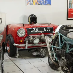 Monte Carlo Rallye Replica Mini Frontend Schreibtisch, 1960er