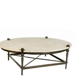 Montecito Ovaler Cocktailtisch in Bronze-Optik von Michael Taylor