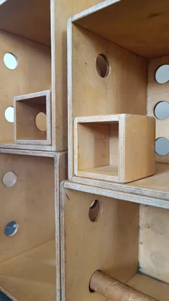 Montessori Spielboxen von Gerrit Rietveld, 1940er, 12 Set