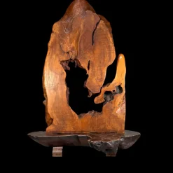 Monumentale japanische Wurzelholzskulptur, 1950er