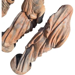 Monumentale Skulpturen aus Terrakotta von Impruneta, 4er Set