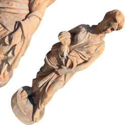 Monumentale Skulpturen aus Terrakotta von Impruneta, 4er Set