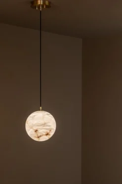 Moon 15 Hängelampe von United Alabaster