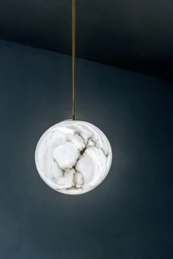 Moon 15 Hängelampe von United Alabaster