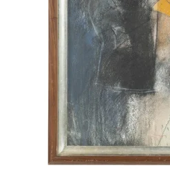 Mário Bismarck, Komposition, 20. Jh., Pastell auf Papier