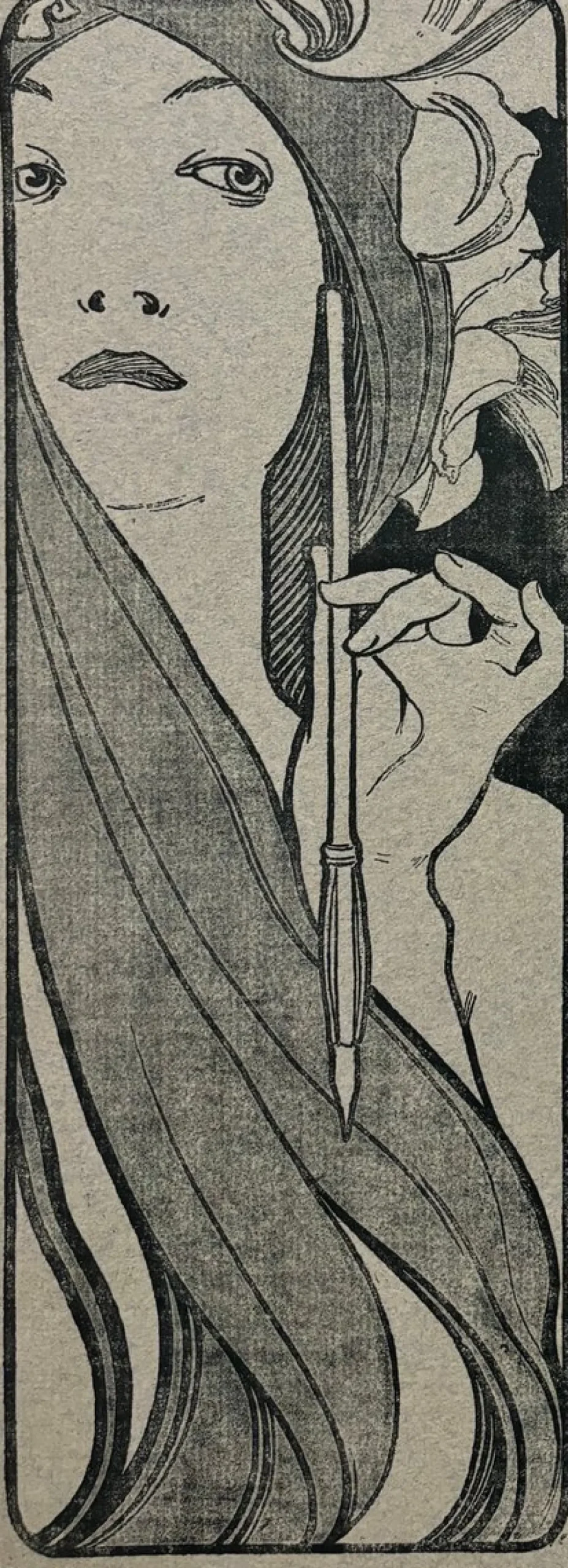 Mucha, Cover für l'Estampe Moderne, 1899, Lithographie