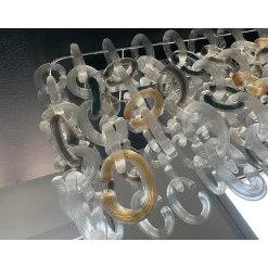 Multicolor Chains Murano Glas Einbauleuchte von Simoeng
