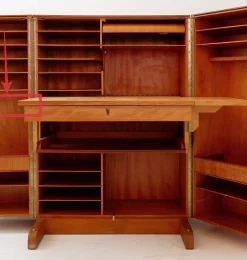 Mummenthaler & Meier zugeschriebener Magic Box Schreibtisch, Schweiz, 1955