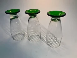 Mundgeblasene Biergläser, Ehemalige Tschechoslowakei, 1920er, 6er Set
