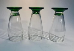 Mundgeblasene Biergläser, Ehemalige Tschechoslowakei, 1920er, 6er Set