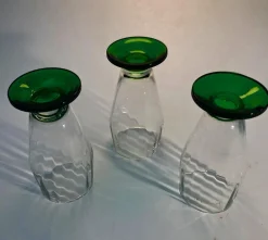 Mundgeblasene Biergläser, Ehemalige Tschechoslowakei, 1920er, 6er Set