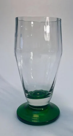 Mundgeblasene Biergläser, Ehemalige Tschechoslowakei, 1920er, 6er Set