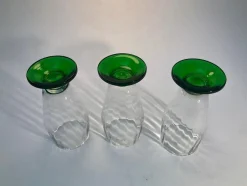 Mundgeblasene Biergläser, Ehemalige Tschechoslowakei, 1920er, 6er Set