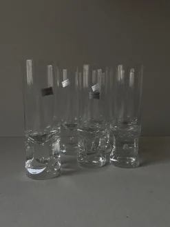 Mundgeblasene Gläser von Marco Zanuso, Italien, 1960er, 6er Set