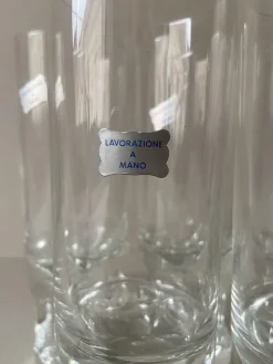Mundgeblasene Gläser von Marco Zanuso, Italien, 1960er, 6er Set