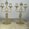 Murano Glas Kandelaber im Stil von Barovier & Toso, Italien, 1960er, 2er Set