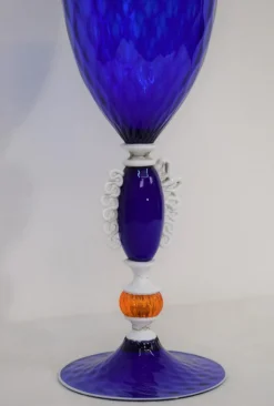 Murano Glas Kelch, Italien, 1930er