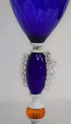 Murano Glas Kelch, Italien, 1930er