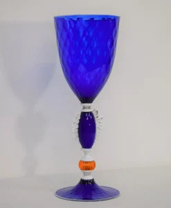 Murano Glas Kelch, Italien, 1930er