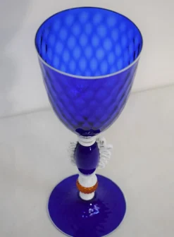 Murano Glas Kelch, Italien, 1930er