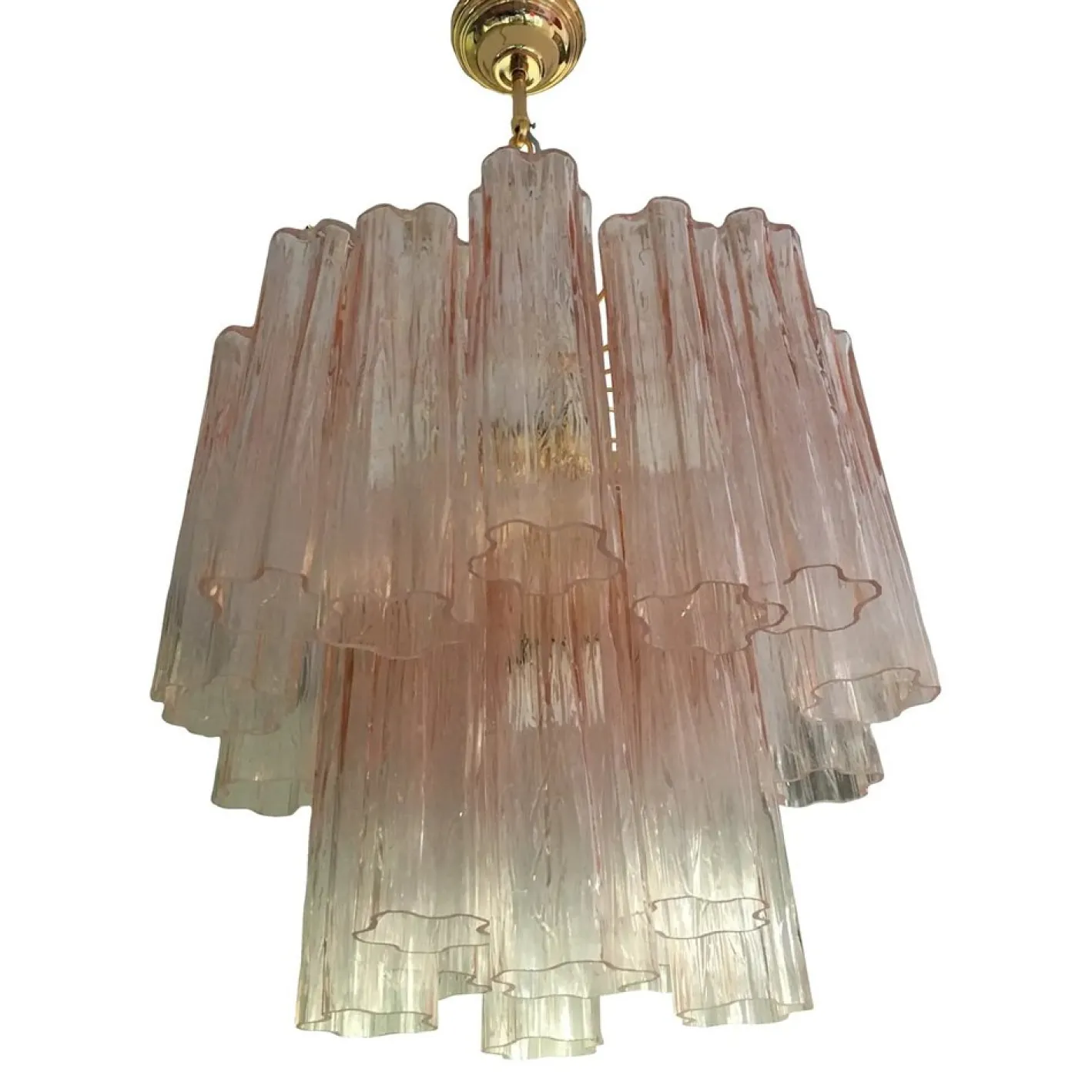 Murano Glas Trunks Kronleuchter im Venini Stil von Simoeng