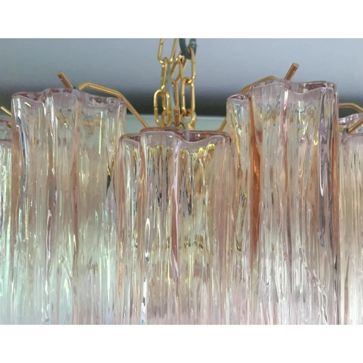 Murano Glas Trunks Kronleuchter im Venini Stil von Simoeng