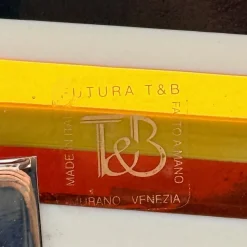 Murano Glas Wandlampe von Futura T&B, Italien, 2000er