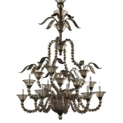 Murano Rauchglas Kronleuchter von Simoeng