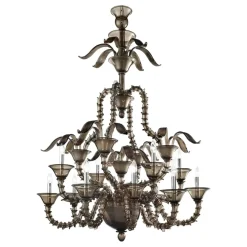 Murano Rauchglas Kronleuchter von Simoeng