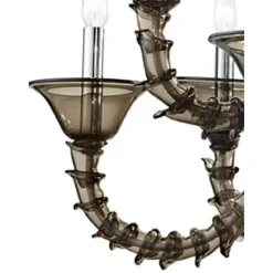 Murano Rauchglas Kronleuchter von Simoeng