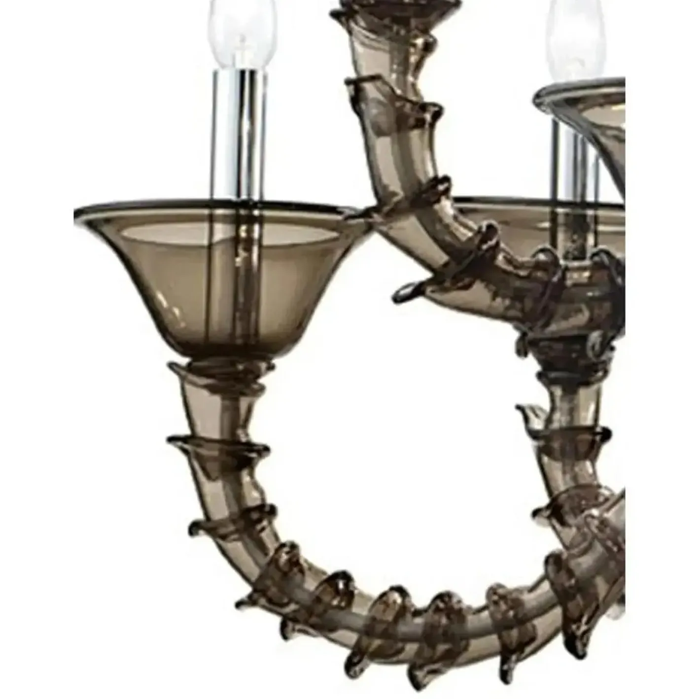 Murano Rauchglas Kronleuchter von Simoeng