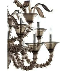 Murano Rauchglas Kronleuchter von Simoeng