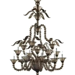Murano Rauchglas Kronleuchter von Simoeng