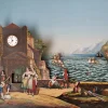 Musikalische Automatenuhr, Xavier Tharin zugeschrieben, 1860er