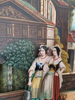 Musikalische Automatenuhr, Xavier Tharin zugeschrieben, 1860er