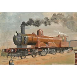 M. Vaillant, Gare du Nord, 1909, Öl auf Holz
