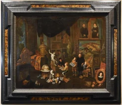 Nach Gerard Thomas, The Artist's Studio, 1700, Öl auf Leinwand