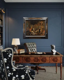 Nach Gerard Thomas, The Artist's Studio, 1700, Öl auf Leinwand