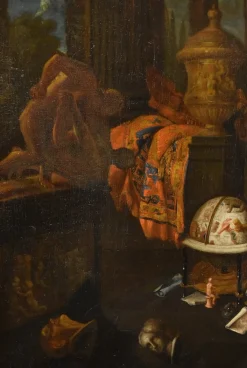 Nach Gerard Thomas, The Artist's Studio, 1700, Öl auf Leinwand