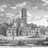 Nach Giuseppe Vasi, S. Maria in Cosmedin Kirche, Radierung, Spätes 18. Jh