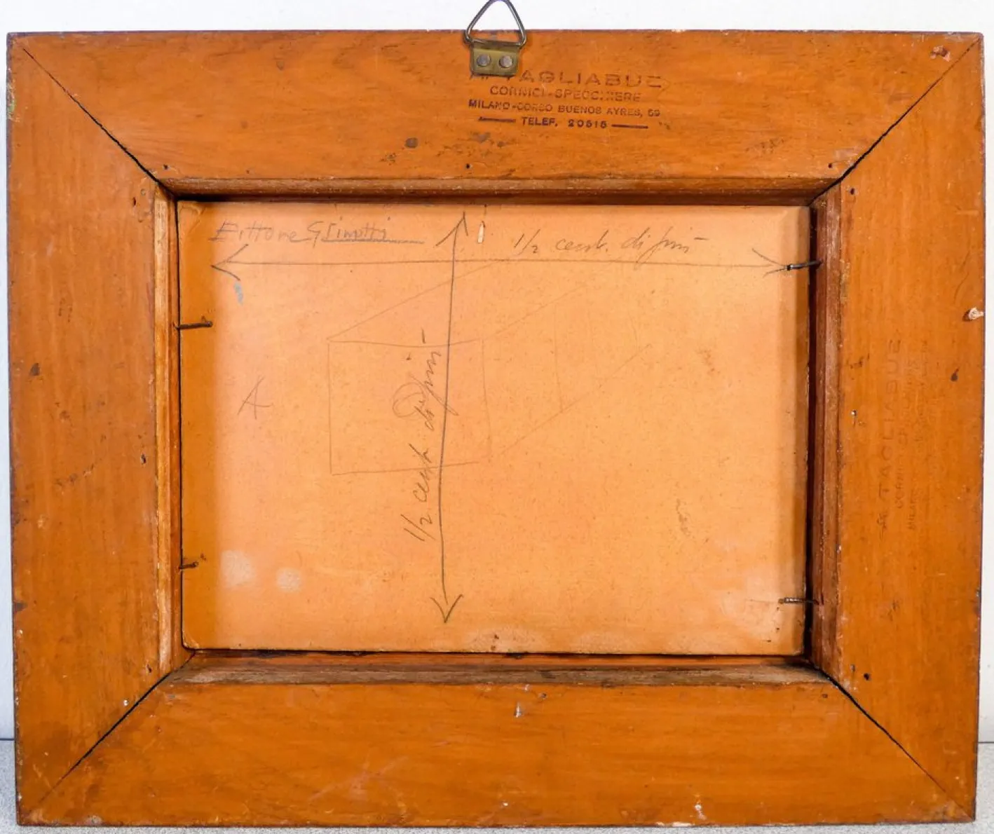 Nach Guido Cinotti, Landschaftsmalerei, 19. Jh., Öl auf Holz, gerahmt