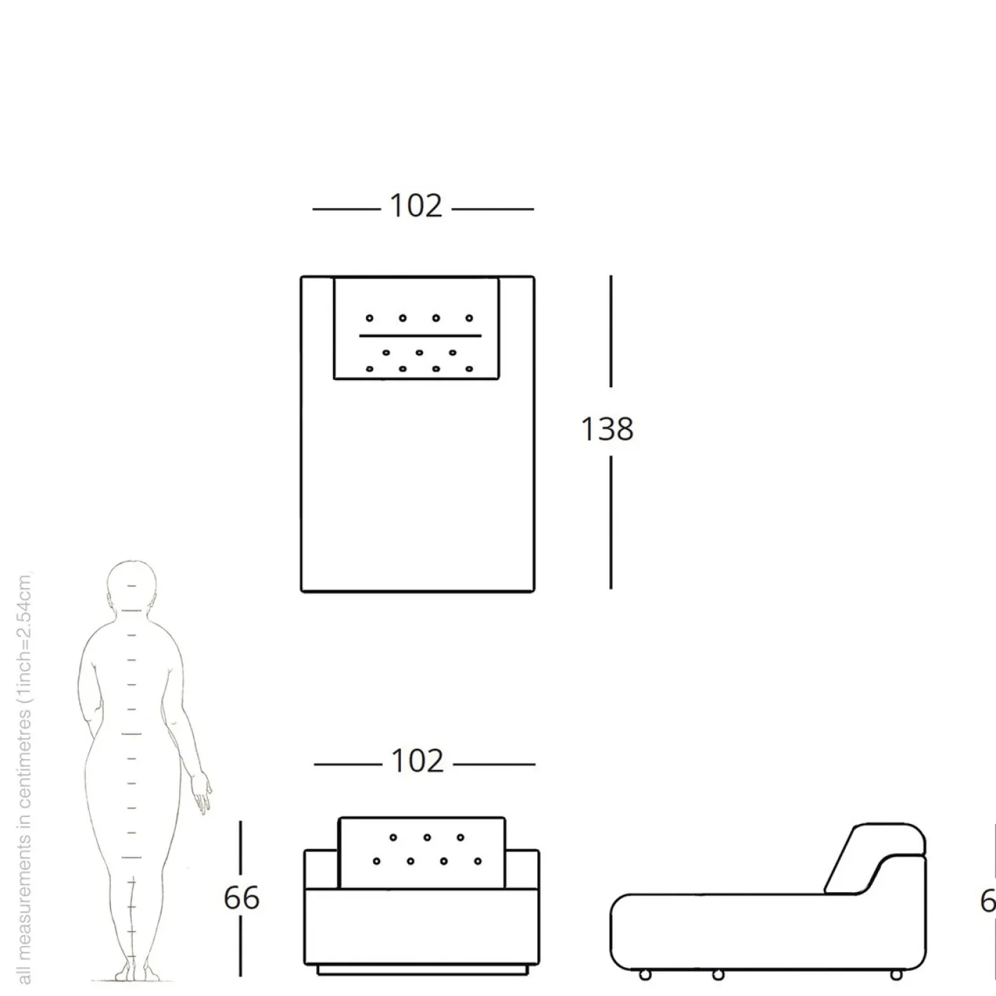 Nachhaltiges Baco Daybed von Sara Ferrari für Biosofa