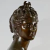 Nach Houdon, Diana die Jägerin, Ende 19. Jh., Bronze