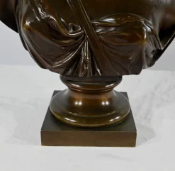 Nach Houdon, Diana die Jägerin, Ende 19. Jh., Bronze