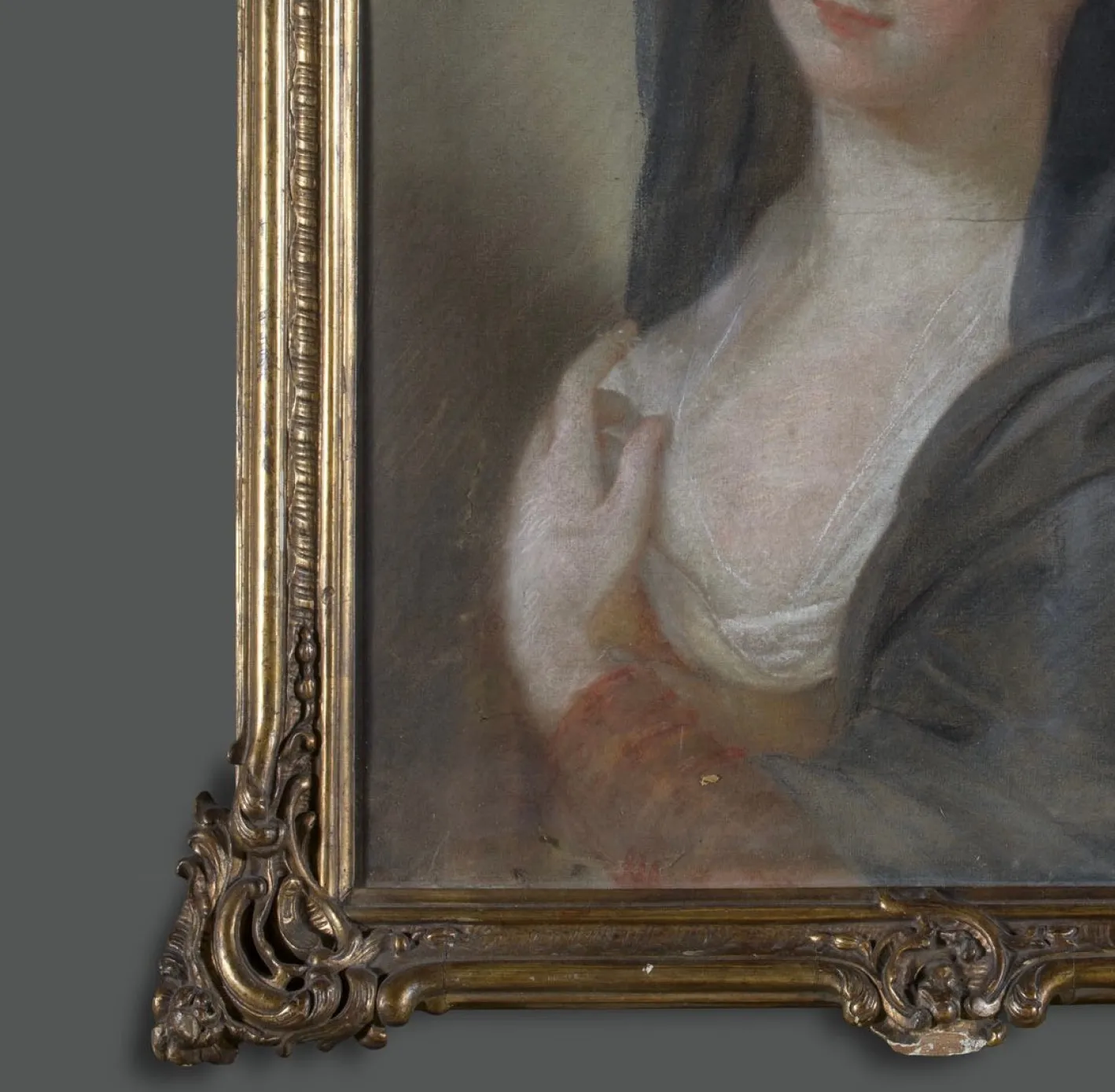 Nach Jean-Baptiste Perronneau, Portraitkomposition aus dem späten 18. Jh., Pastell auf Papier, gerahmt