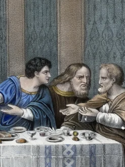 Nach Leonardo Da Vinci, La Cène (Das letzte Abendmahl), 1890er Jahre, Chromolithograph